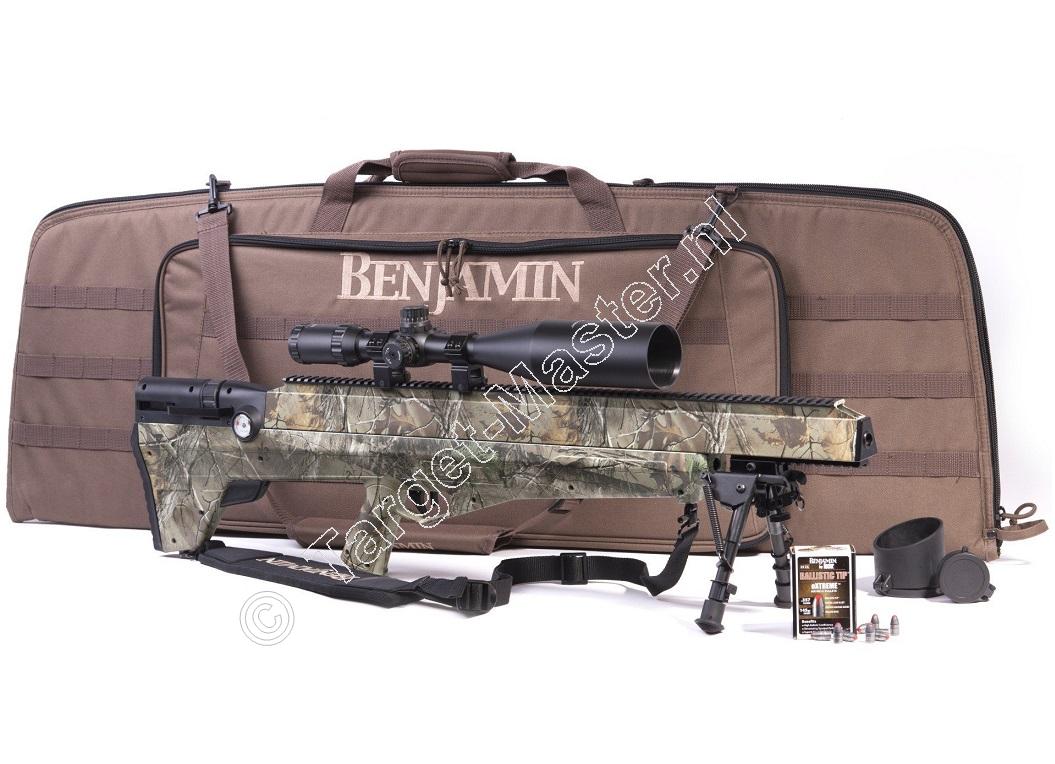 Benjamin BULLDOG BIG GAME HUNTER'S PACK, PCP Luchtgeweer .357 Benjamin BULLDOG BIG GAME HUNTER'S PACK, PCP Luchtgeweer .357
